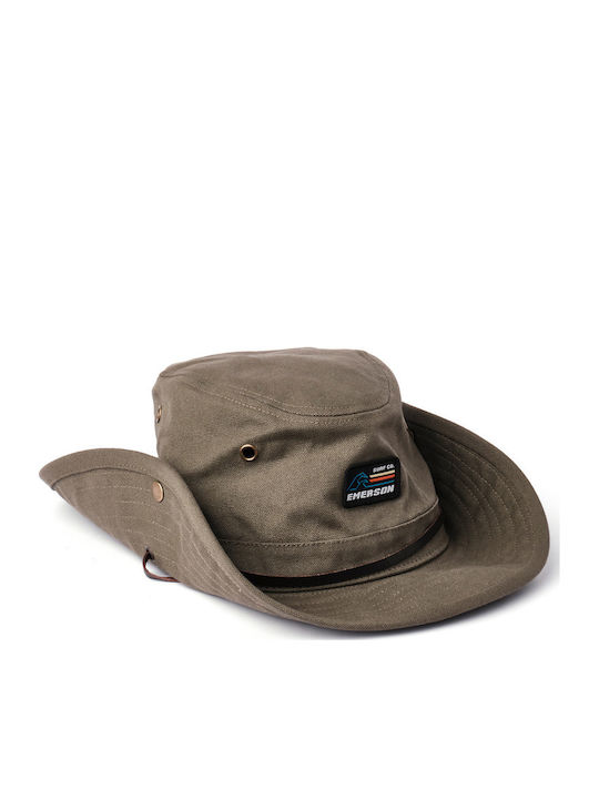 Emerson Υφασμάτινo Ανδρικό Καπέλο Στυλ Safari Olive
