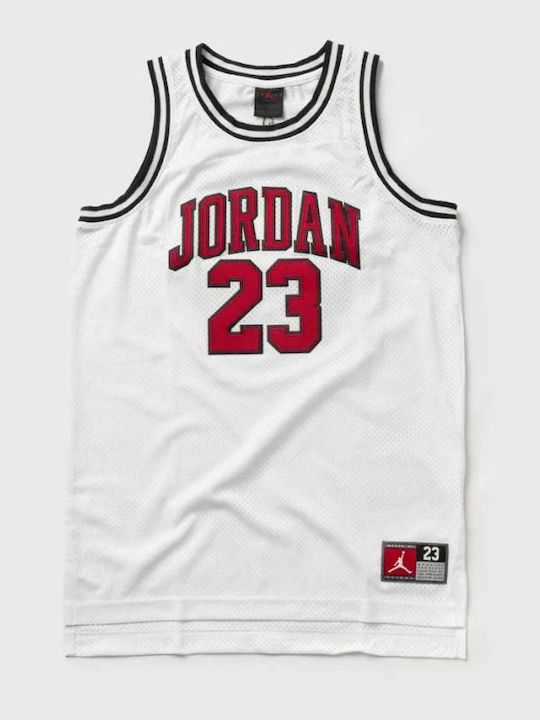 Παιδική Μπλούζα Αμάνικη Λευκή Jersey 23