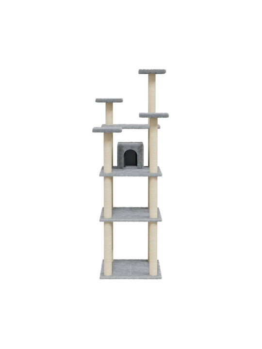 vidaXL Ονυχοδρόμιο Γατόδεντρο Γκρι 60.5x60.5x171εκ.