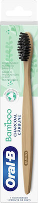 Oral-B Bamboo Charcoal Manual Toothbrush Beige-Black 255478 1pcs