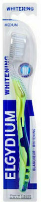 Elgydium Whitening Manual Toothbrush Medium Green 1pcs