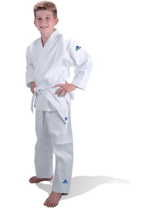 adidas ADI-START J200 Kids Judo Uniform White