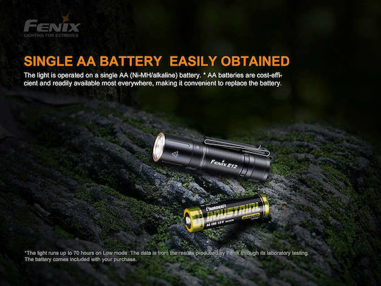 Fenix LED IP68 с Максимална Яркост 160лм Черен