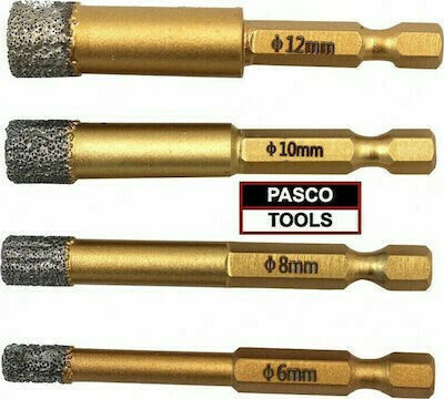 Pasco Διαμαντοκορώνα με Διάμετρο 12mm για Πλακάκι