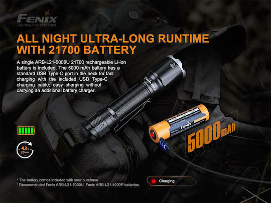 Fenix LED IP68 с Максимална Яркост 3100лм TK16 V2.0 Черен