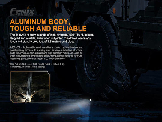 Fenix LED IP68 с Максимална Яркост 3100лм TK16 V2.0 Черен