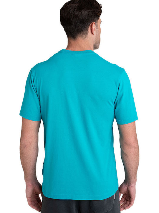 Franklin & Marshall Men's Short Sleeve T-shirt Turquoise