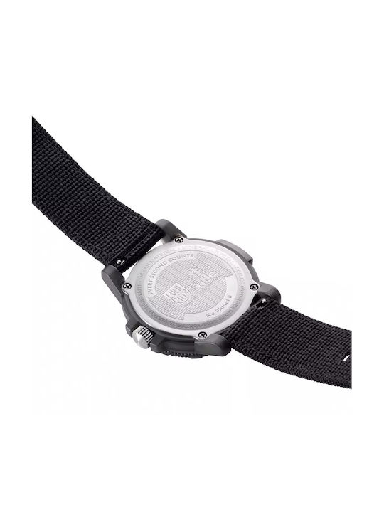 Luminox Battery Watch with Fabric Strap Black