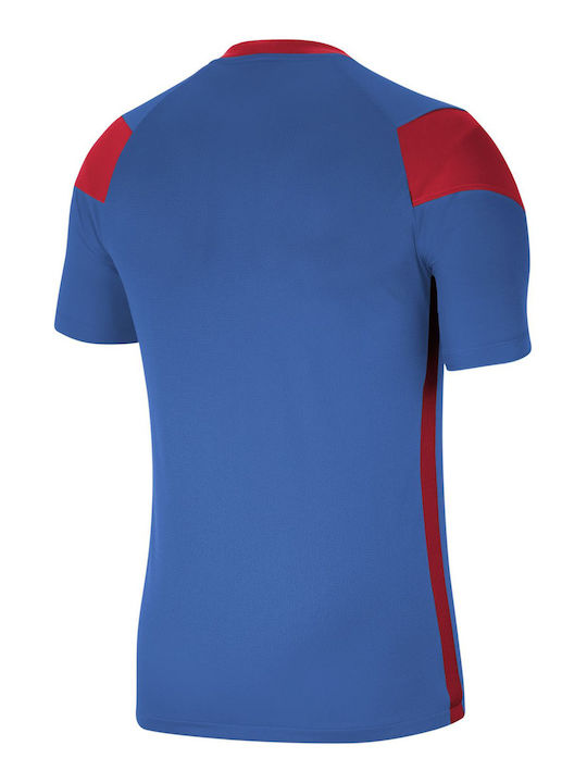 Nike Dri-FIT Park Derby 3 Αθλητικό Ανδρικό T-shirt Dri-Fit Μπλε με Λογότυπο