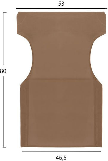 HomeMarkt Pânză Impermeabilă Pentru Scaun Regizor Limnos Maro 53x80cm