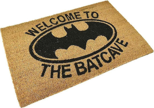 Pyramid International Coconut Fiber with Non-Slip Underside Doormat Welcome to the Batcave Doormat Beige 40x60cm