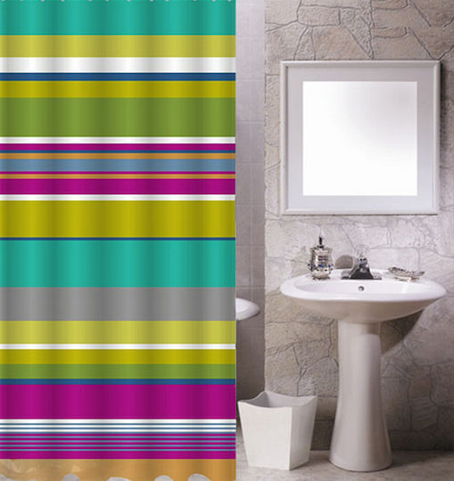 Cyclops Κουρτίνα Μπάνιου Υφασμάτινη 240x180 cm Multicolor Cyclops Κουρτίνα Μπάνιου Υφασμάτινη 240x180 cm Multicolor