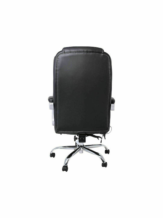 Woodwell BF9350 Καρέκλα Διευθυντική Μασάζ με Ανάκλιση Μαύρο