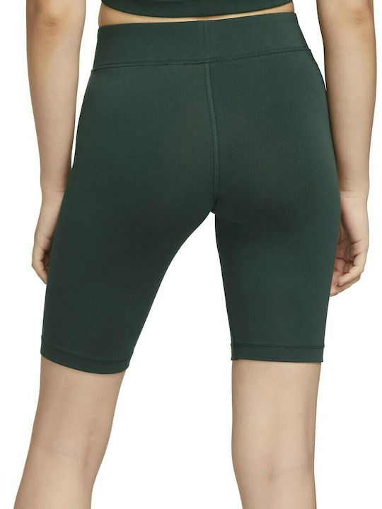 Nike Sportswear Essential Laufen Frauen Fahrrad Leggings Hochgeschnitten Grün