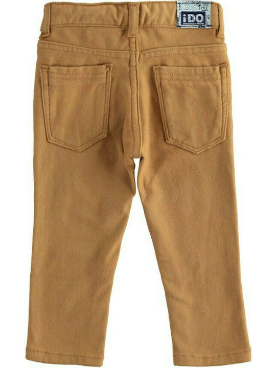 iDO Boys Fabric Trouser Beige