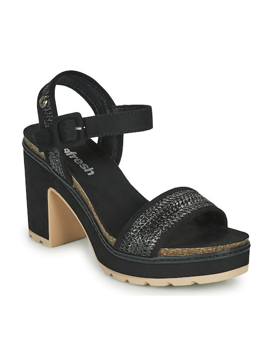 Refresh Platform Women's Sandals Black