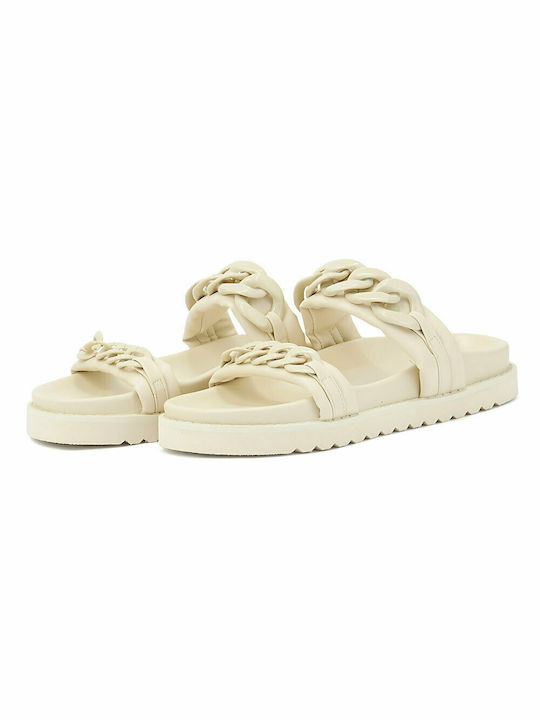 Xti Women's Flat Sandals in White Color