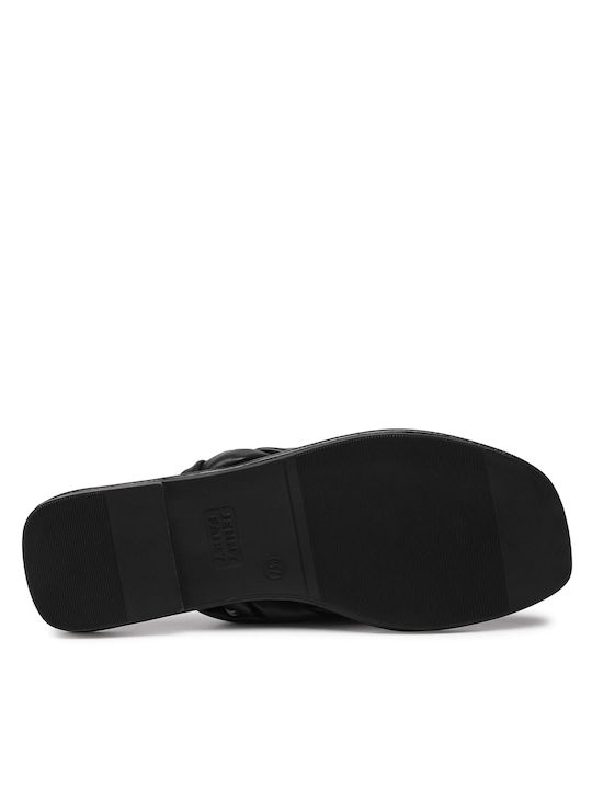 Flache Sandalen für Damen in Schwarz Farbe