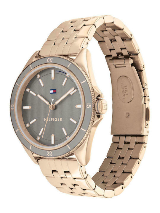 Tommy Hilfiger Ema Ρολόι Μπαταρίας με Μεταλλικό Μπρασελέ Tommy Hilfiger Ema Ρολόι Μπαταρίας με Μεταλλικό Μπρασελέ