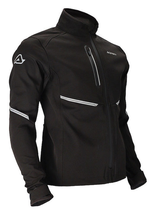 Acerbis X-Duro Χειμερινό Ανδρικό Μπουφάν Μηχανής Αδιάβροχο Μαύρο