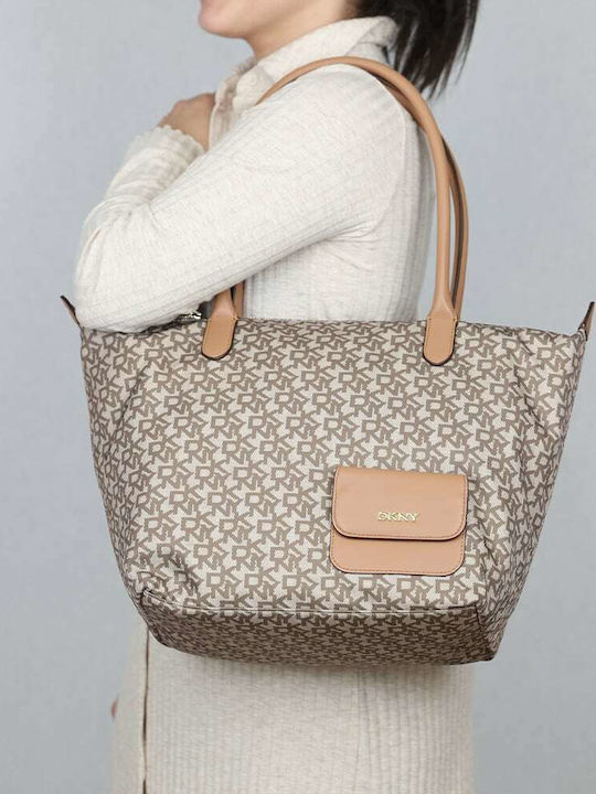 DKNY Livvy Women's Bag Shopper Shoulder Chino/Cashew