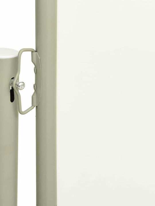vidaXL Garden Sideway Sunshade Roller Cream 1.17x6cm