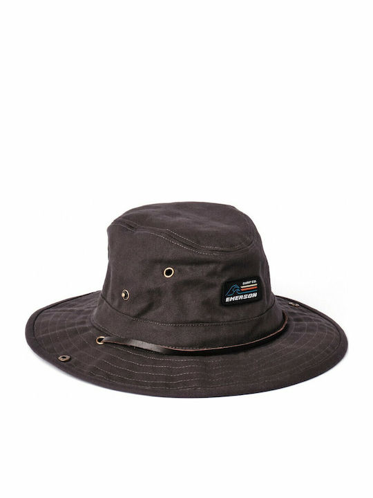Emerson Herren-Hut Safari-Stil Schwarz