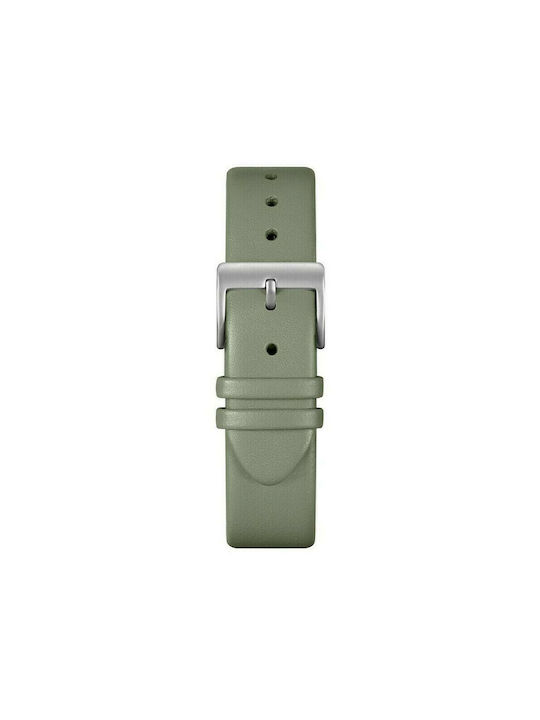 Mam Originals Ferra Watch Battery with Green Leather Strap