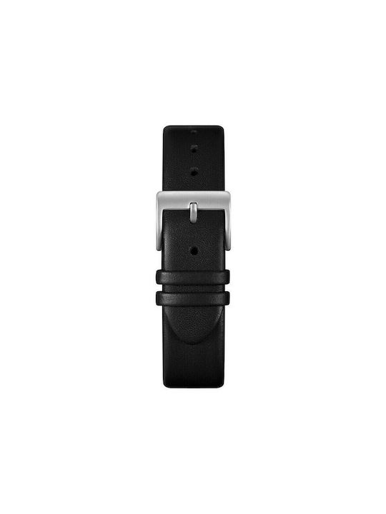 Mam Originals Ferra Watch Battery with Black Leather Strap