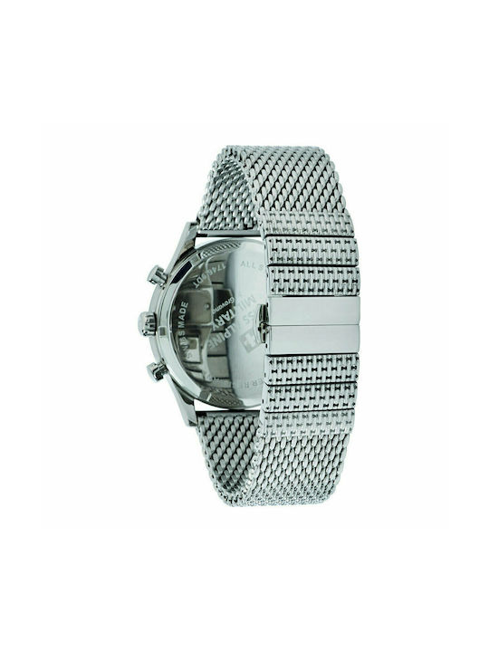 Swiss Alpine Military by Grovana Uhr Batterie mit Silber Metallarmband