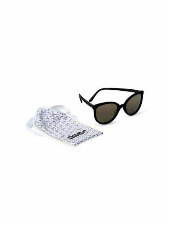 KiETLA BuZZ Unbreakable Kids Sunglasses with Polarized Lens Black for 4-6 Years