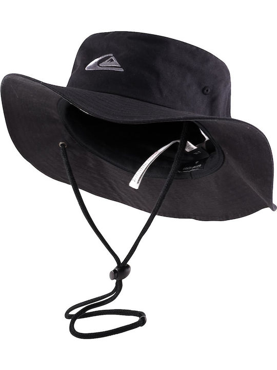 Quiksilver Bushmaster Safari Boonie Fabric Men's Hat Safari Style Black