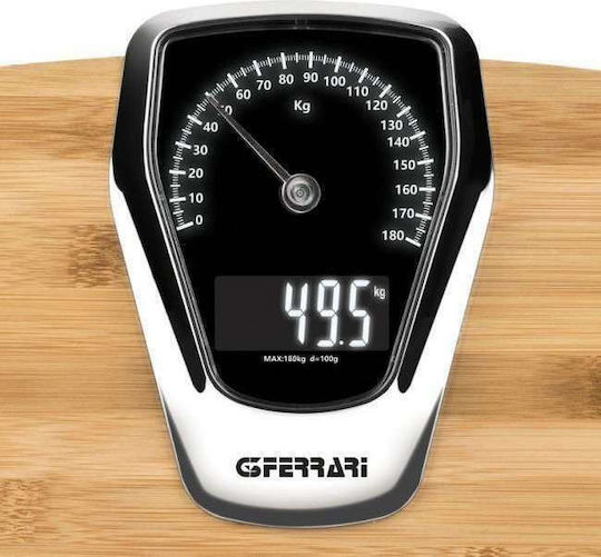 G3Ferrari G30047 Digital Badezimmerwaage in Braun Farbe