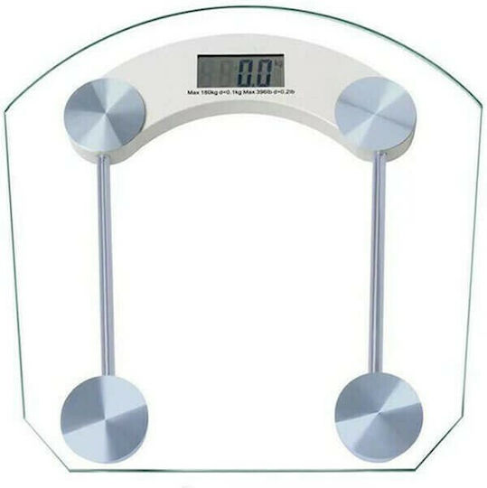 Digitale Badezimmerwaage 150kg mit Körperfettmessung Transparente 2003B