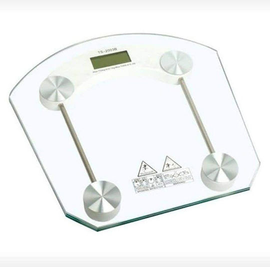 Digitale Badezimmerwaage 150kg mit Körperfettmessung Transparente 2003B