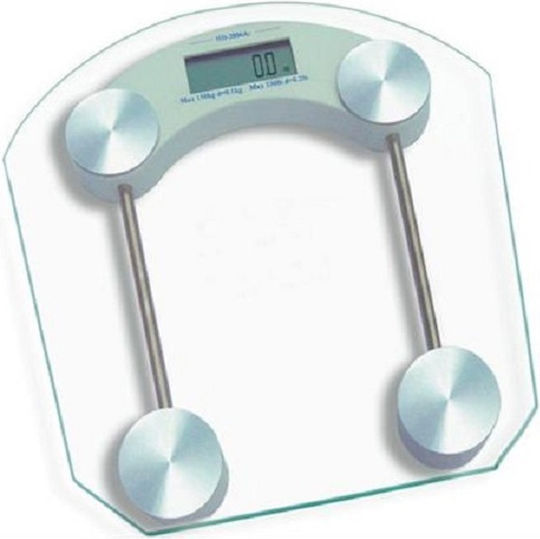 Digitale Badezimmerwaage 150kg mit Körperfettmessung Transparente 2003B