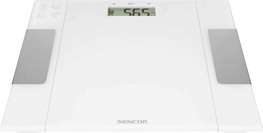 Sencor SBS 5051 Ψηφιακή Ζυγαριά 150kg με Λιπομετρητή Λευκή