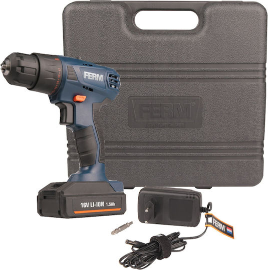 Ferm CDM1134 Mașină De Găurit Cu Baterie 16V 1x1.5Ah