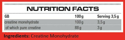 Nutrend Creatine Monohydrate Performance Increase