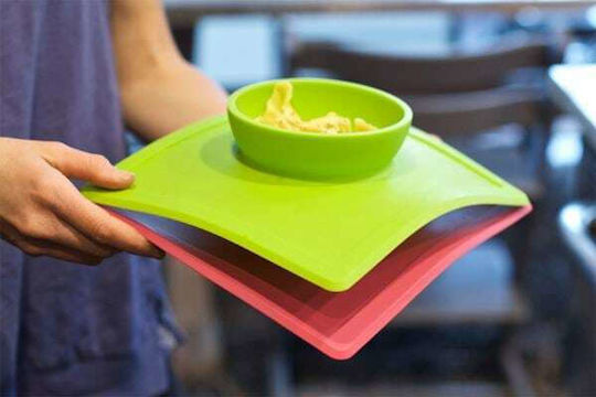 Ezpz Silicone Baby Tray Happy Bowl for 24+ months Pink