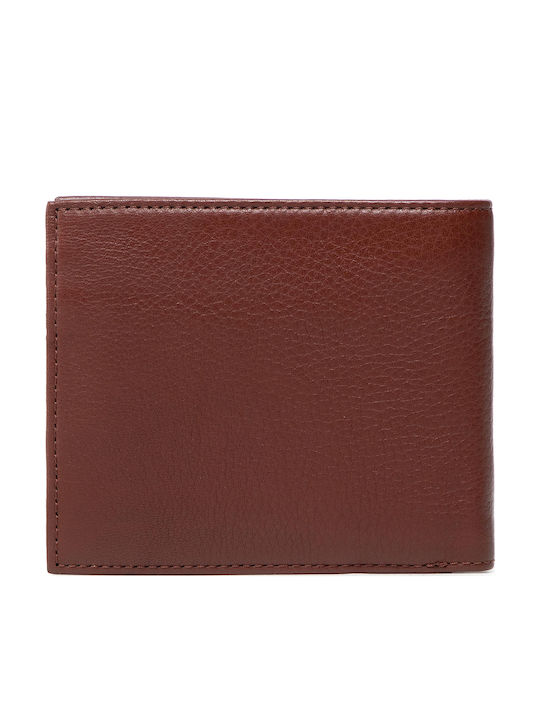 Tommy Hilfiger Premium Leder Herren Geldbörse Klassisch Tabac Braun