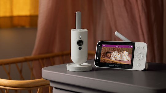 Philips Wireless Baby Monitor with Camera & Screen 4.3" , Two-way Communication & Lullabies