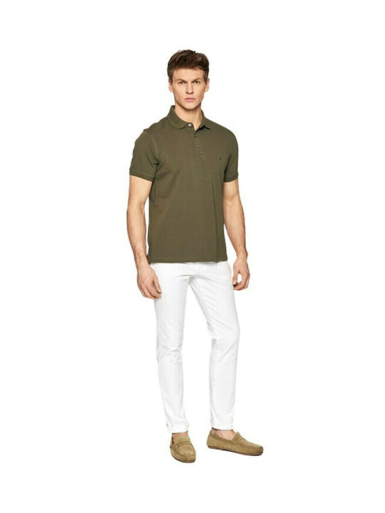 Bleecker Παντελόνι Chino Ελαστικό σε Slim Εφαρμογή Λευκό