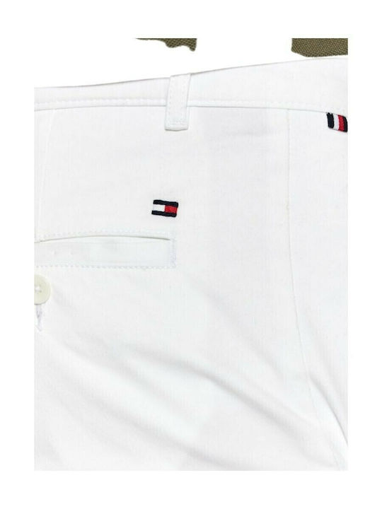 Bleecker Παντελόνι Chino Ελαστικό σε Slim Εφαρμογή Λευκό