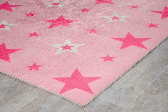 Tzikas Carpets Παιδικό Χαλί Αστέρια Ροζ 160x230cm
