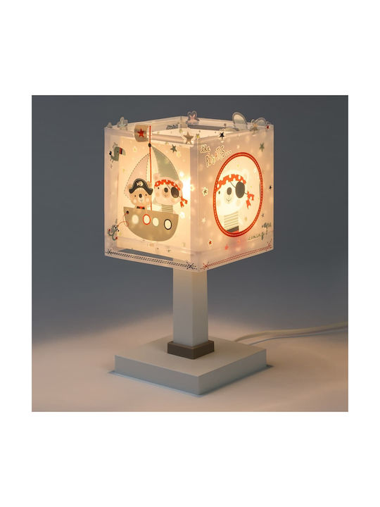 Ango Led Kids Portable Lamp The Pirates Gray 15x15x30εκ.