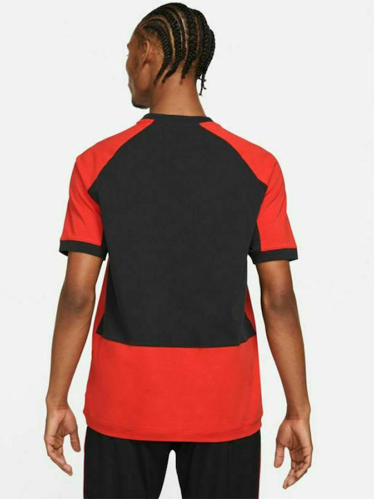 Nike F.C Men's Athletic T-shirt Short Sleeve Red