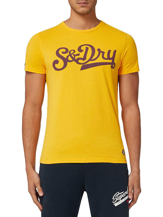 Collegiate Graphic Tricou Galben