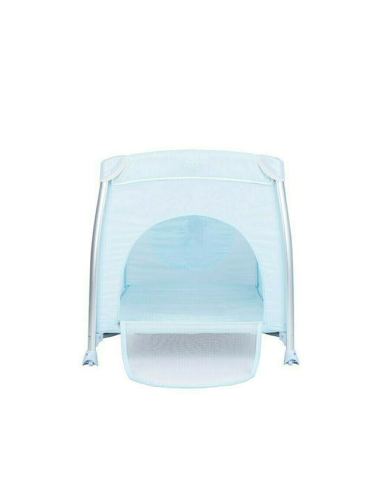 Kikka Boo Dreamy Bear Παρκοκρέβατο 2 Επιπέδων με Αλλαξιέρα & Στρώμα Mint/Blue 120x60cm