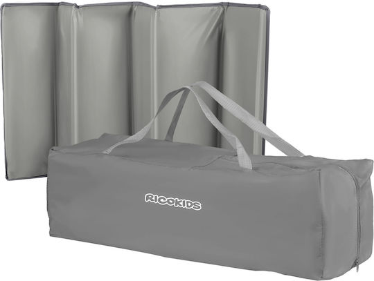 Ricokids RK-242 Laufstall mit Wickeltisch & Matratze Gray 125x65cm